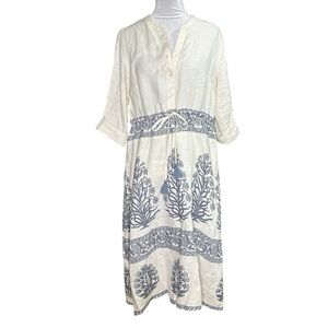 Spartina 449 Women’s Kennedy Floral Shirt Dress. Size Medium